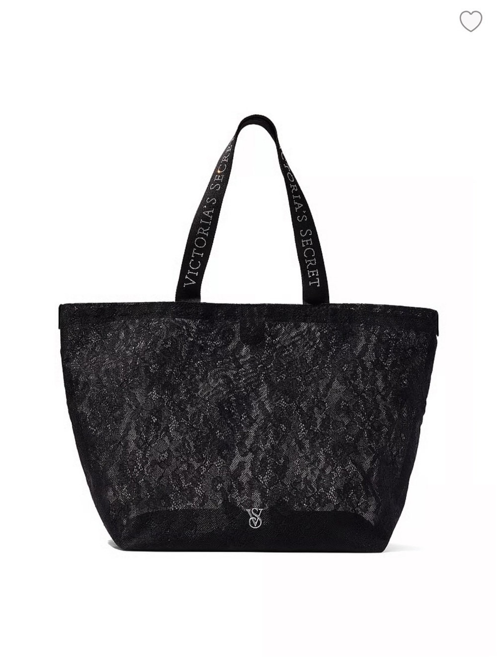 VS Black Jacquard Logo Tote